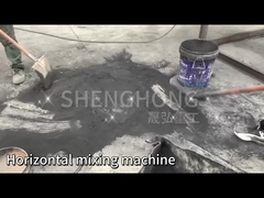 Máquina mezcladora horizontal