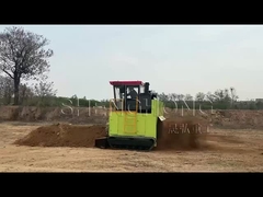 Camión volquete de la correa eslabonada