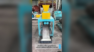 Máquina granuladora de fertilizantes de doble rodillo-