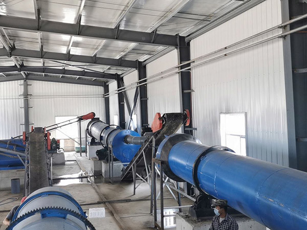La fabricación del fertilizante orgánico de 5 toneladas/hora granula la cadena de producción residuos animales