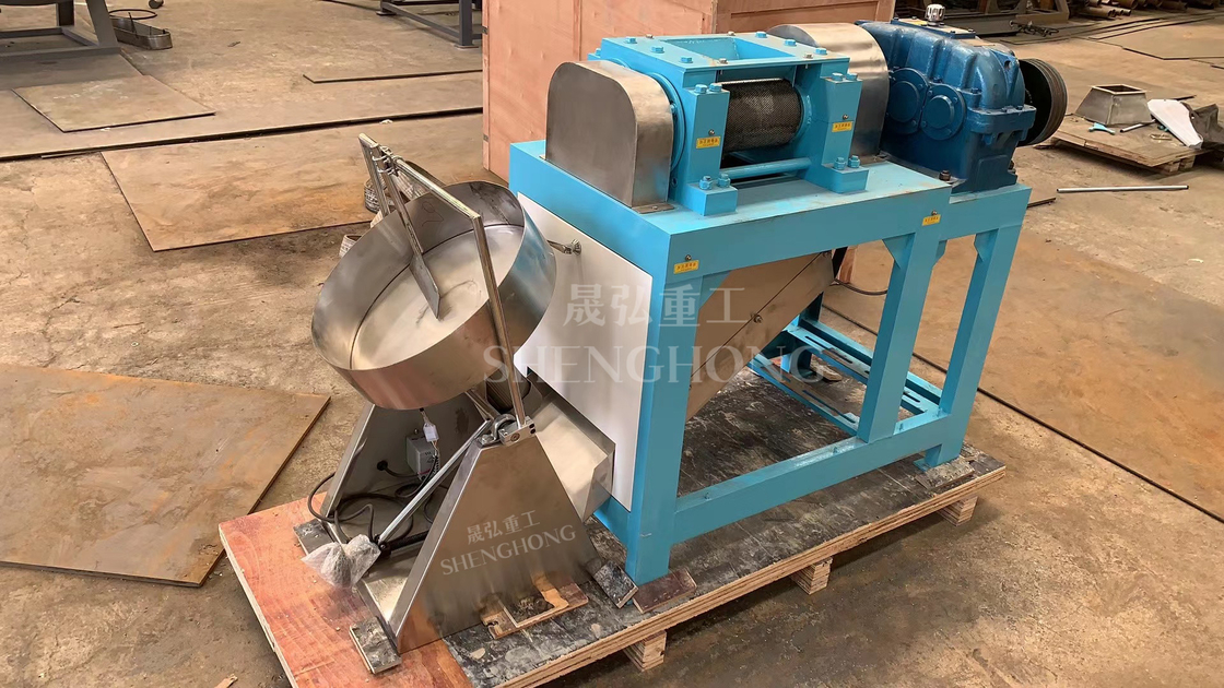 Granulador de doble rodillo de capacidad de 1-2 t/h Fácil mantenimiento para un funcionamiento sin problemas
