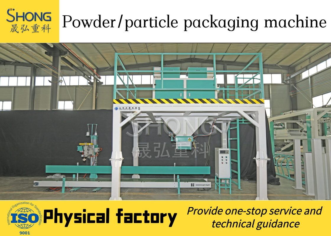 Cadena de producción de las pelotillas empaquetadora del fertilizante, Gray Color Fertilizer Bagger