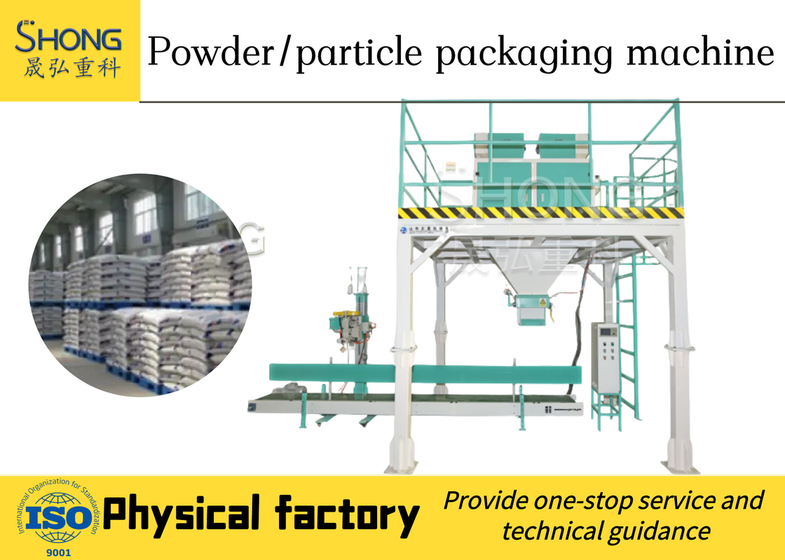 Máquina avanzada de embalaje de polvo con 99,9% de eficiencia de filtro y capacidad de 200 kg