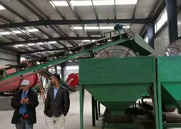 Línea de producción de pellets de fertilizantes orgánicos para palomas