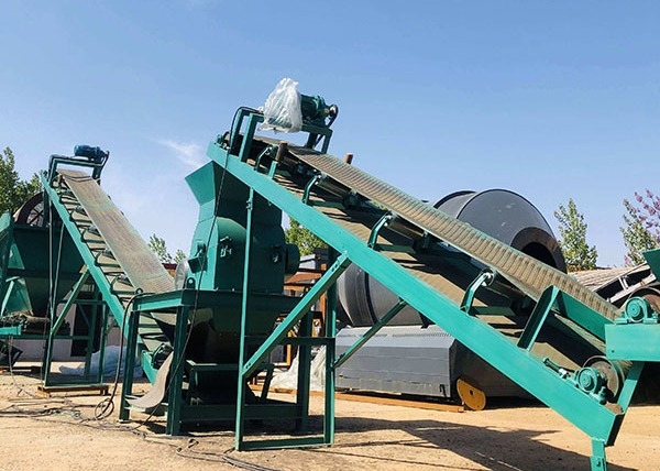 Línea de producción de fertilizantes orgánicos de estiércol de vaca Full Auto Línea de producción de fertilizantes orgánicos de 10 t/h