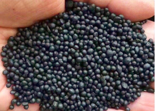 Granulador de fertilizante orgánico azul personalizado con 100% de contenido orgánico y capacidad adicional