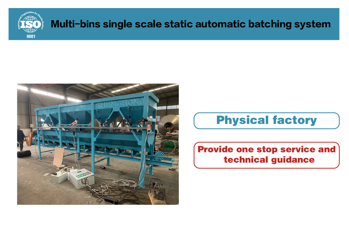1T/h Sistema de batería totalmente automático Equipo de batería de acero inoxidable con capacidad de trampolín de 50L
