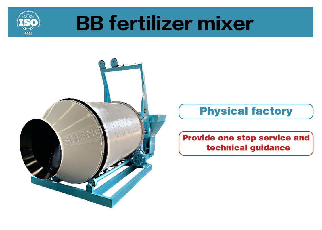 Máquina de línea de producción de mezcladora de fertilizantes a granel BB para hacer fertilizantes de estiércol