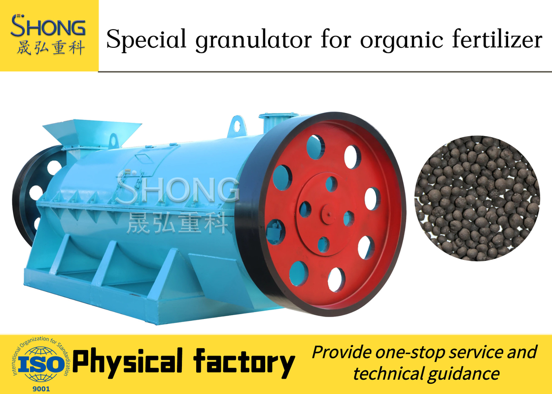 Línea de producción de fertilizantes orgánicos granulador de 3 toneladas/h 50 Hz 380 V