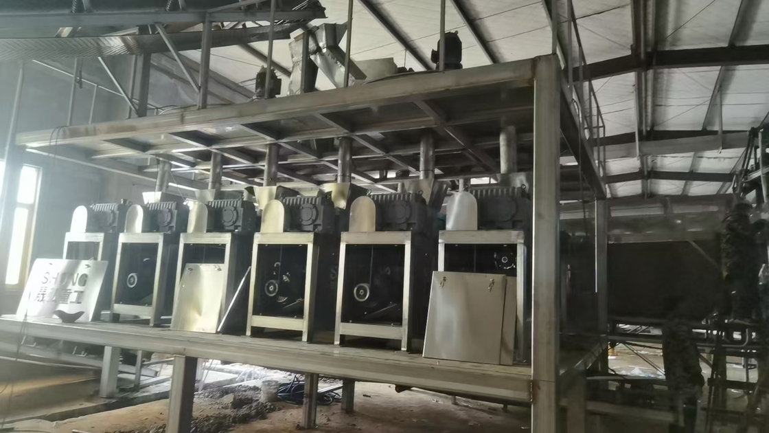 1 Periodo NPK Línea de producción de fertilizantes para pellets de tira 1-2 toneladas por hora Capacidad