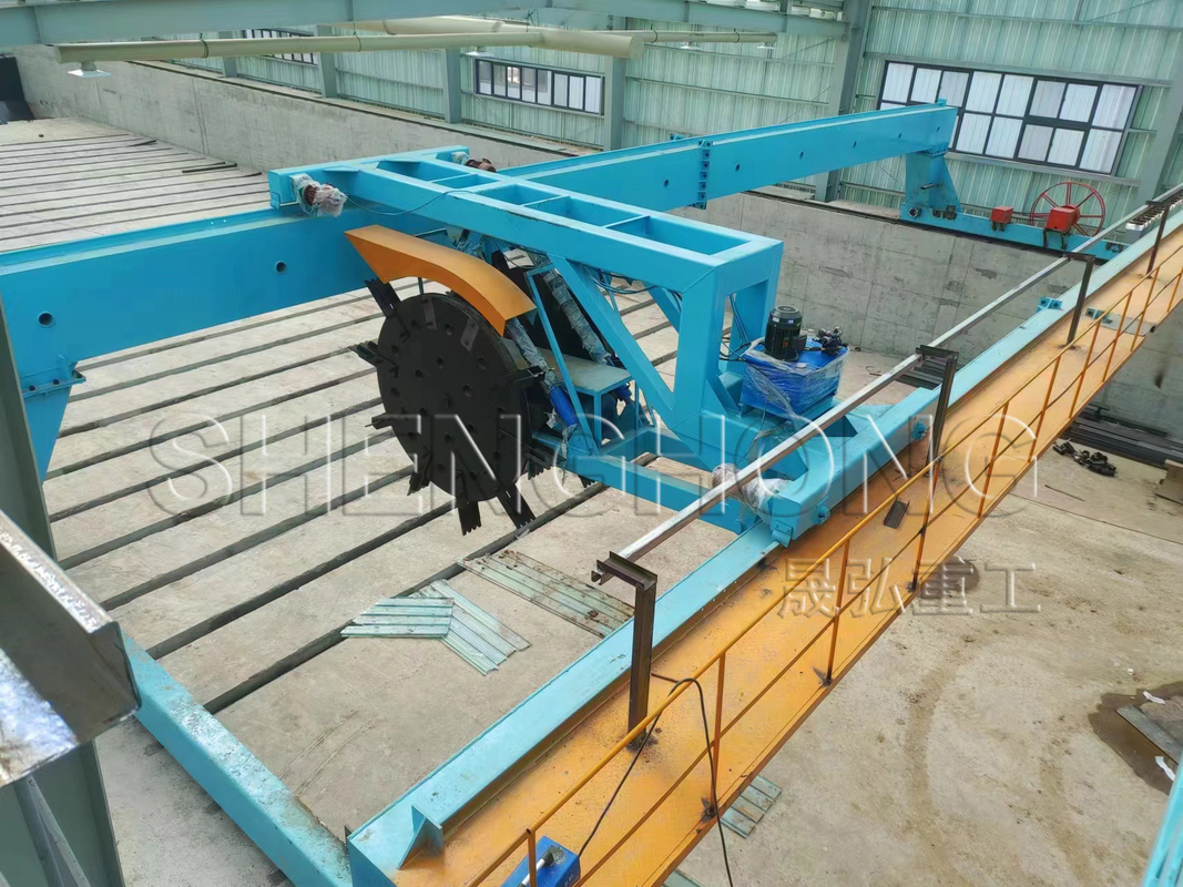 Equipo de fermentación de rastreador para la máquina de torneado de compost de tipo ranura 1.68m Tecnología de ranura profunda