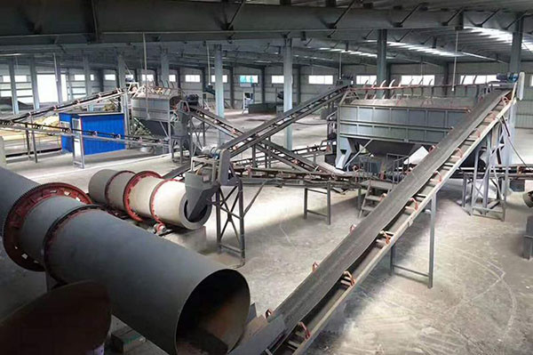 Línea de producción de fertilizantes orgánicos NPK personalizada con salida y suministro de energía 380V/50 Hz