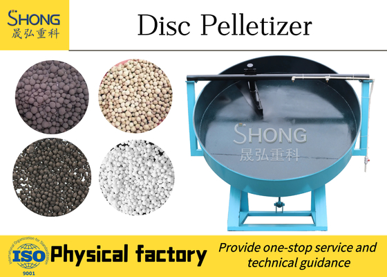 50tons/H fertilizante orgánico Pan Granulator Disc 380V
