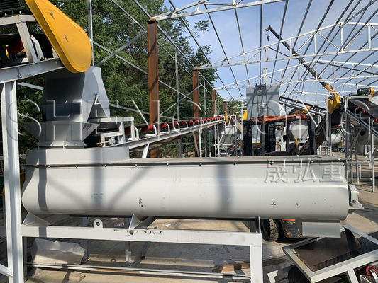 Máquina granuladora de fertilizante orgánico de alta capacidad 1-20t/h