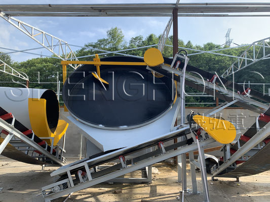 Línea de producción de fertilizante orgánico para estiércol de vaca 3000-5000t al año