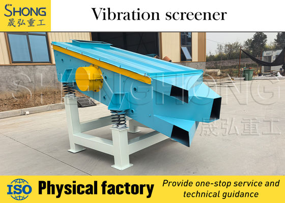 Criba vibratoria industrial para la producción de fertilizantes y productos químicos con diseño específico para el sector, compatibilidad de materiales y garantía de calidad