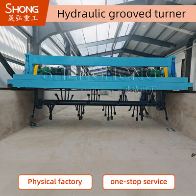 Volteador ranurado hidráulico automático con dientes de rastrillo duraderos - Estable y eficiente