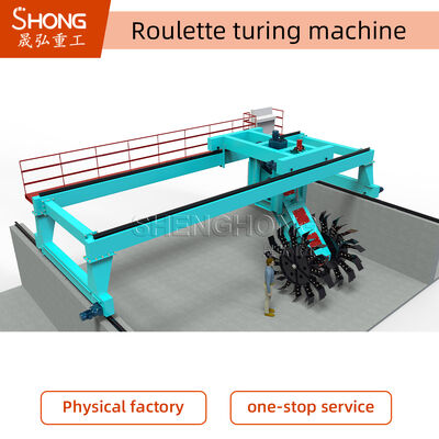 Turner de compostaje para residuos orgánicos a gran escala
