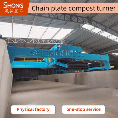 Equipo de compostaje de fermentación de 19.5kw duradero para aplicaciones municipales con 1.68m de profundidad de ranura y fácil operación