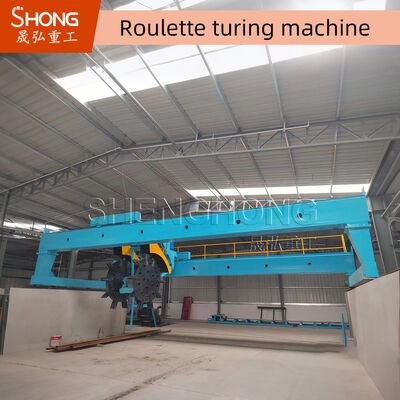 Turner de compostaje tipo rueda: 1.6 m de profundidad, 12 m de ancho, alta eficiencia