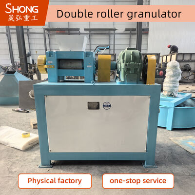 Granulador de extrusión de doble rodillo de alta eficiencia para la producción de fertilizantes compuestos secos Tecnología de granulación libre de aglutinantes