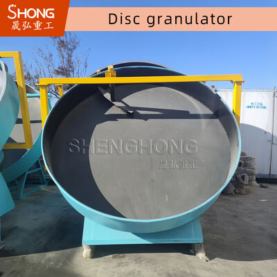 Peletizadora de Disco Profesional para Fertilizante de Compuesto Orgánico con Capacidad de 1-8 TPH