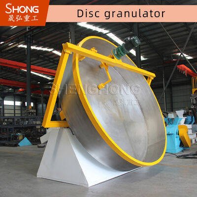 basura orgánica del estiércol vegetal de la máquina de la bola de la nodulizadora del granulador del disco 2t/H