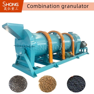 Máquina granuladora de fertilizante orgánico rotativa Shenghong 1-20 T/H