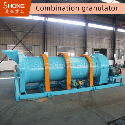 Máquina granuladora de abonos orgánicos de 55 kW para estiércol animal 5-8 t/h