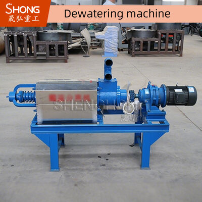 Pollo/ovejas/vaca Dung Dewatering Screw Press Machine, equipo de desecación del abono 1T/H