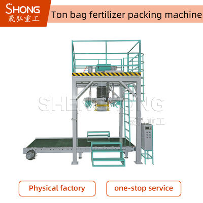 Empaquetadora de fertilizantes con pesaje automático con capacidad de 180-240 bolsas/h y voltaje de 380V para materiales granulares