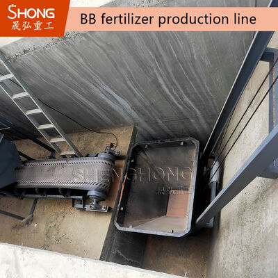 Línea de producción de fertilizantes de mezcla a granel NPK con capacidad de 5-7 toneladas por hora, sistema de control PLC y diseño personalizable