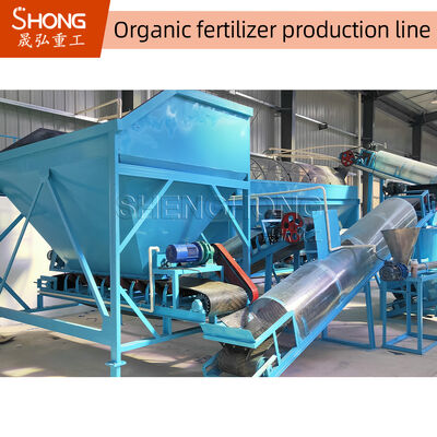8t/H pollo Dung Ball Granule Organic Fertilizer alrededor de la máquina pulidora