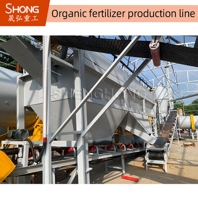 Abone el fertilizante orgánico que hace la cadena de producción por completo automática