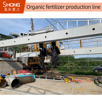 Cadena de producción de acero del fertilizante orgánico de carbono granulación del abono de las aves de corral