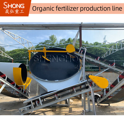 75kw vaca Dung Compound Fertilizer Production Line que abona el machacamiento