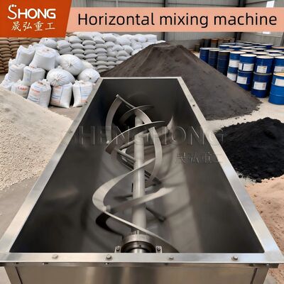 Máquina de mezcla horizontal de alto rendimiento con rendimiento estable y larga vida útil para la granulación de fertilizantes