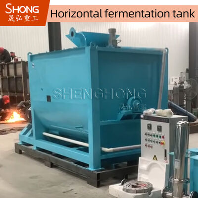 Equipo de fermentación de compostaje de control remoto PLC totalmente automático de acero inoxidable 304 para la producción de fertilizantes orgánicos