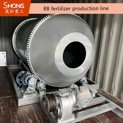 Línea de producción de fertilizantes BB con capacidad de 5-7 toneladas por hora, control centralizado de PLC y equipo de mezcla de fertilizantes personalizable