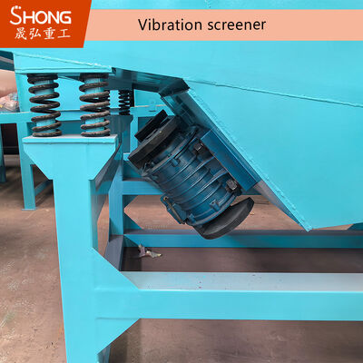 Máquina de separación vibratoria con amplitud y frecuencia ajustables, garantía de 12 meses, certificada ISO9001 para la detección eficiente de fertilizantes