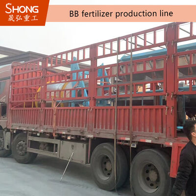 Línea de producción de fertilizantes BB controlada por PLC con capacidad para mezclas NPK personalizadas de 10-30 t/h