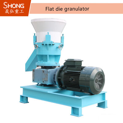 Granulador de fertilizantes orgánicos de acero al carbono compacto con potencia de 380V 50HZ para gránulos de 1-10 mm