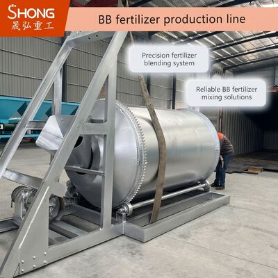 Mezclador de fertilizantes BB personalizado con operación automatizada y alto rendimiento para la línea de producción de fertilizantes BB