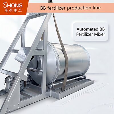 Línea de producción de fertilizantes BB de 15-30KW con tamaño de pellets de 3-5 mm y capacidad de 1-20 t/h para mezclar fertilizantes eficientemente
