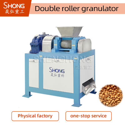 Granulador de fertilizantes de potencia de 18,5 kW personalizado con tamaño de rodillo de 186 * 300 mm y tamaño de alimentación <= 0,5 mm