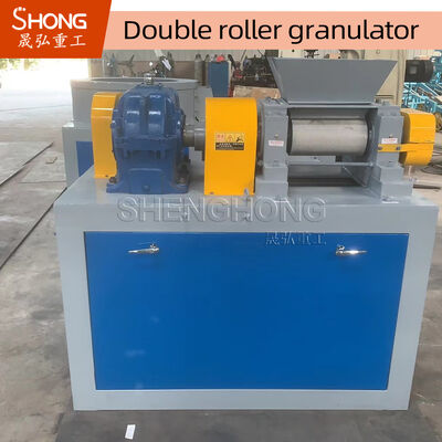 Granulador de doble rodillo de 18,5 kW personalizado para granulos de fertilizantes compuestos de 2,5-20 mm