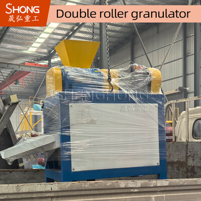 Granulador de doble rodillo de capacidad de 1-2 t/h para fácil mantenimiento y granulados de forma ovalada