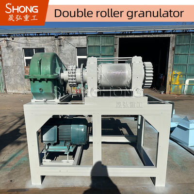 Granulador de extrusión de doble rodillo para fertilizantes con tecnología de granulación seca de capacidad de 1-4 t/h y certificación ISO SGS BV
