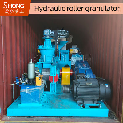 Granulador de extrusión de rodillos hidráulicos con velocidad ajustable y proceso de granulación en seco para pellets de 2-10 mm