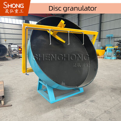 Máquina granuladora de fertilizantes de acero al carbono 380V con tasa de granulación del 93% para granulación eficiente en sartén